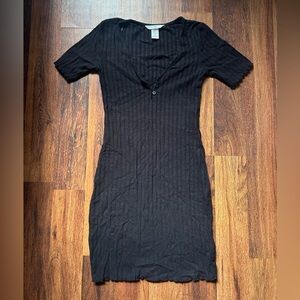 WORN ONCE! H&M Black Long Sleeve Dress